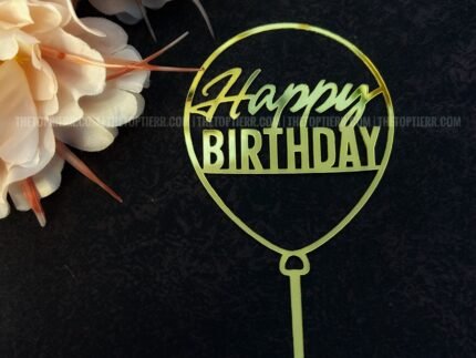 Happy Birthday Cake Topper (HB 37)
