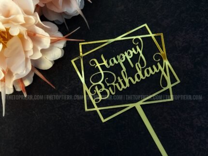 Happy Birthday Cake Topper (HB 38)