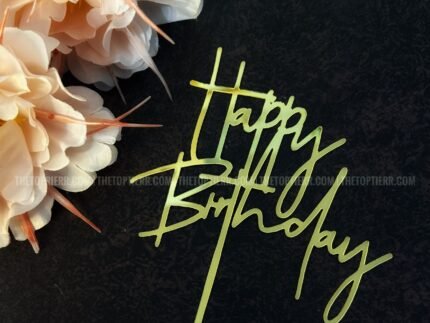 Happy Birthday Cake Topper (HB 39)