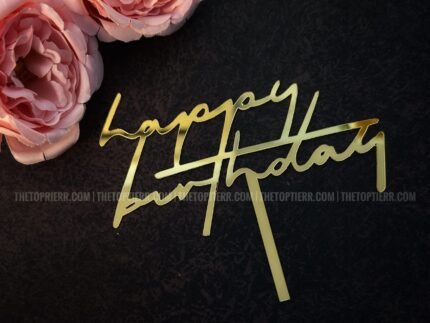 Happy Birthday Cake Topper (HB 41)