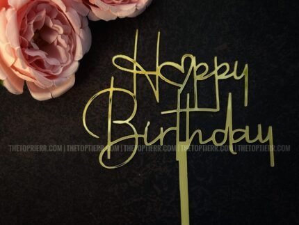 Happy Birthday Cake Topper (HB 43)