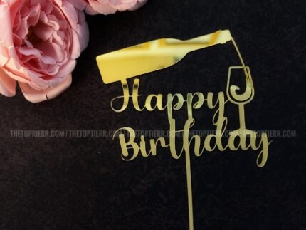 Happy Birthday Cake Topper (HB 42)