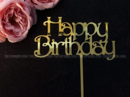 Happy Birthday Cake Topper (HB 47)