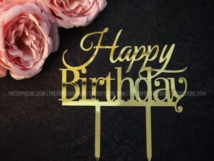 Happy Birthday Cake Topper (HB 48)