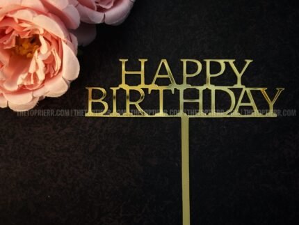 Happy Birthday Cake Topper (HB 54)
