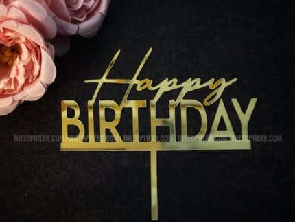 Happy Birthday Cake Topper (HB 57)