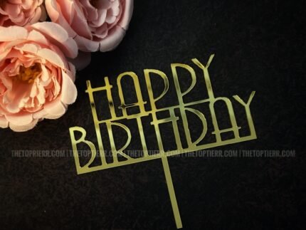 Happy Birthday Cake Topper (HB 58)