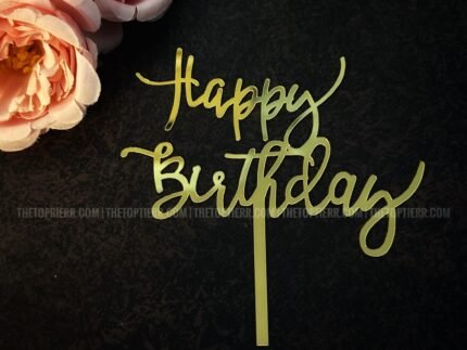 Happy Birthday Cake Topper (HB 63)