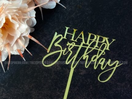 Happy Birthday Cake Topper (HB 2)