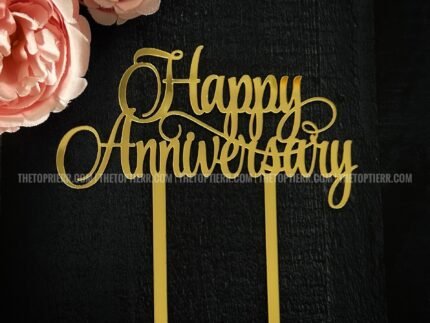 Happy Anniversary Cake Topper (HA 4)