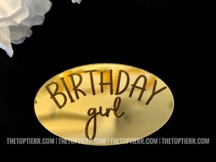 Coin Topper Birthday Girl
