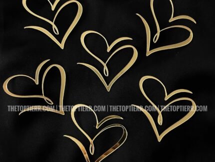Fancy Heart Cutout (Pack Of 6)