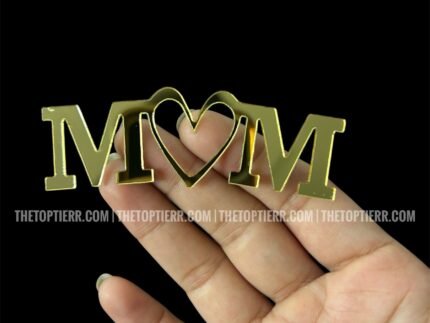 Mom Acrylic Cutout/Charm (Pack Of 6)