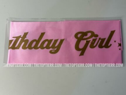 Birthday Girl Sash - Pink