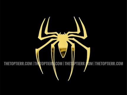 Spider Golden Cutout/Charm (Pack Of 6)