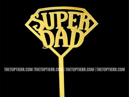 Super Dad Mini Topper